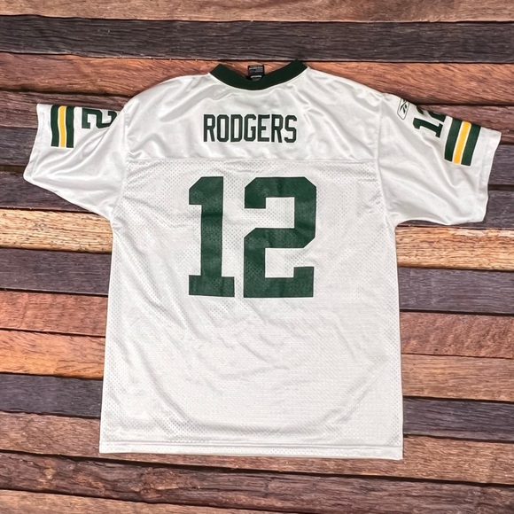 Aaron Rodgers Green Bay Packers NFL Football Reebok Boy youth Kids Jersey - Picture 2 of 5